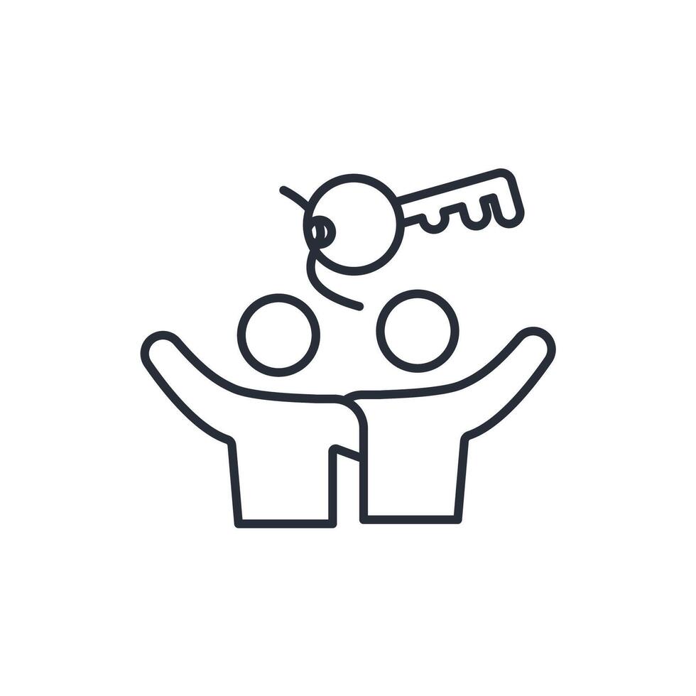 success icon. .Editable stroke.linear style sign for use web design,logo.Symbol illustration. vector