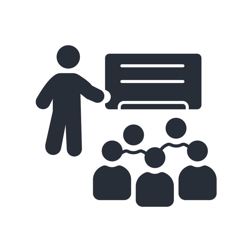 training icon. .Editable stroke.linear style sign for use web design,logo.Symbol illustration. vector