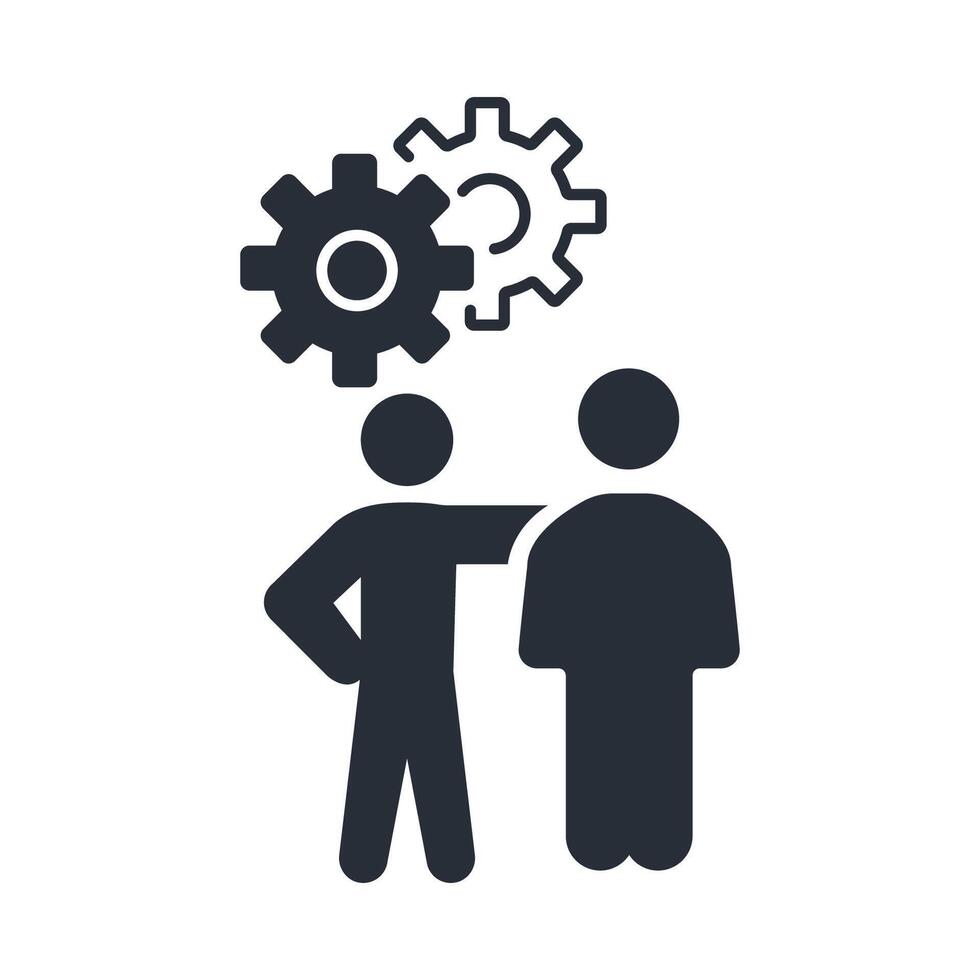 Team Building icon. .Editable stroke.linear style sign for use web design,logo.Symbol illustration. vector