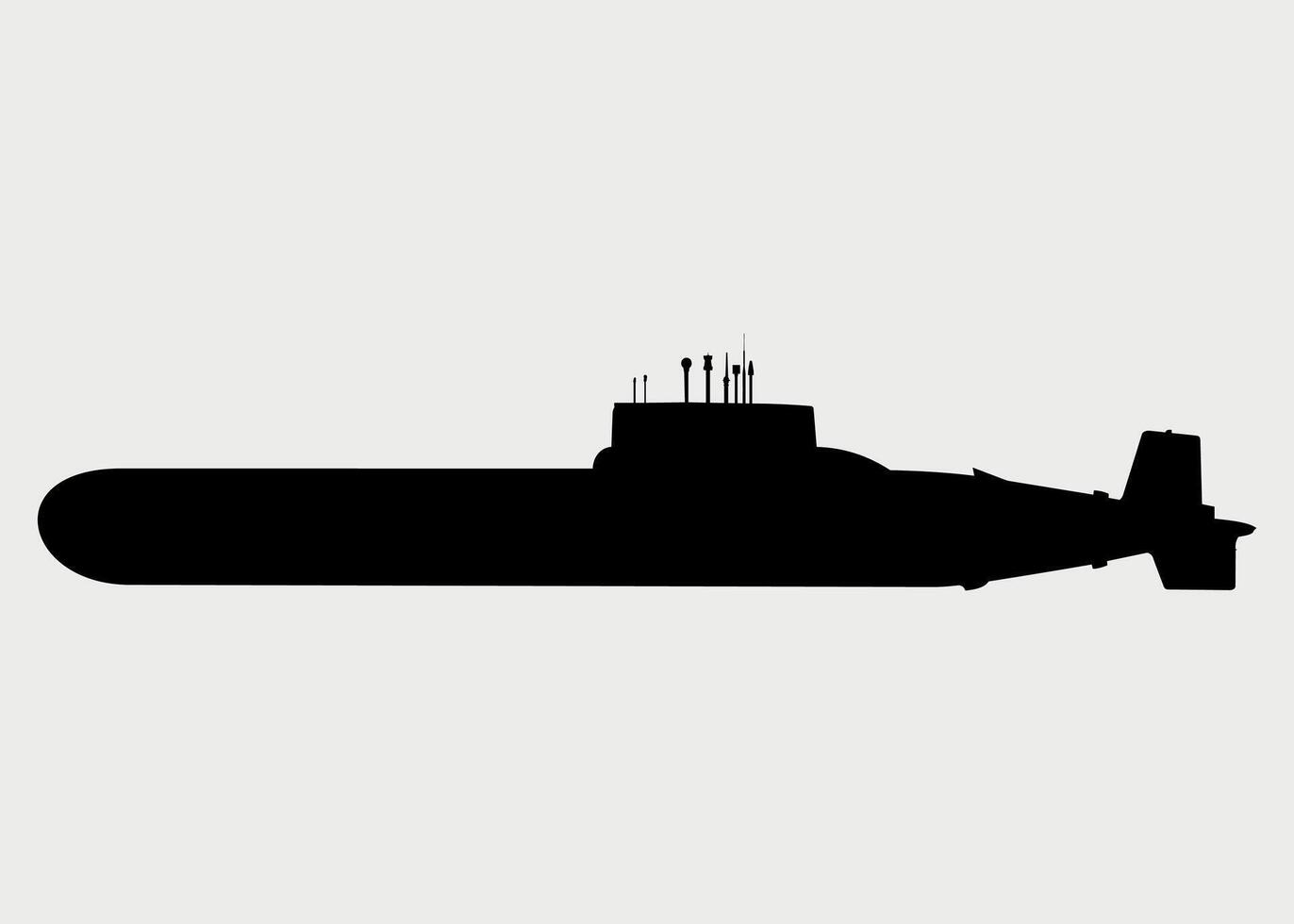 black and white submarine icon isolated vector