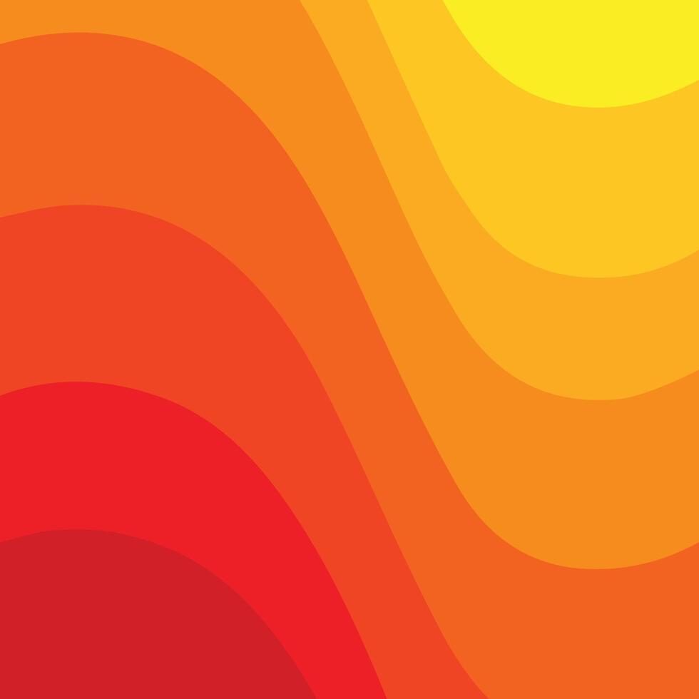 yellow orange wave background vector