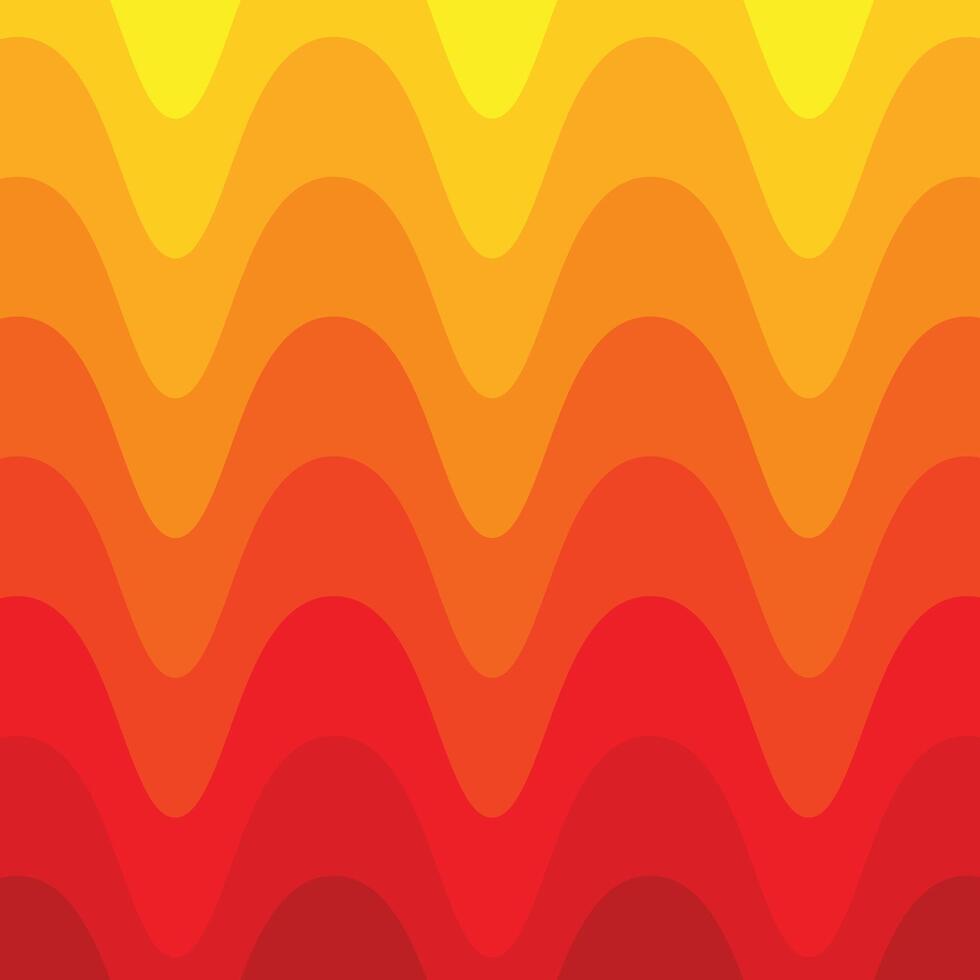 yellow orange wave background vector