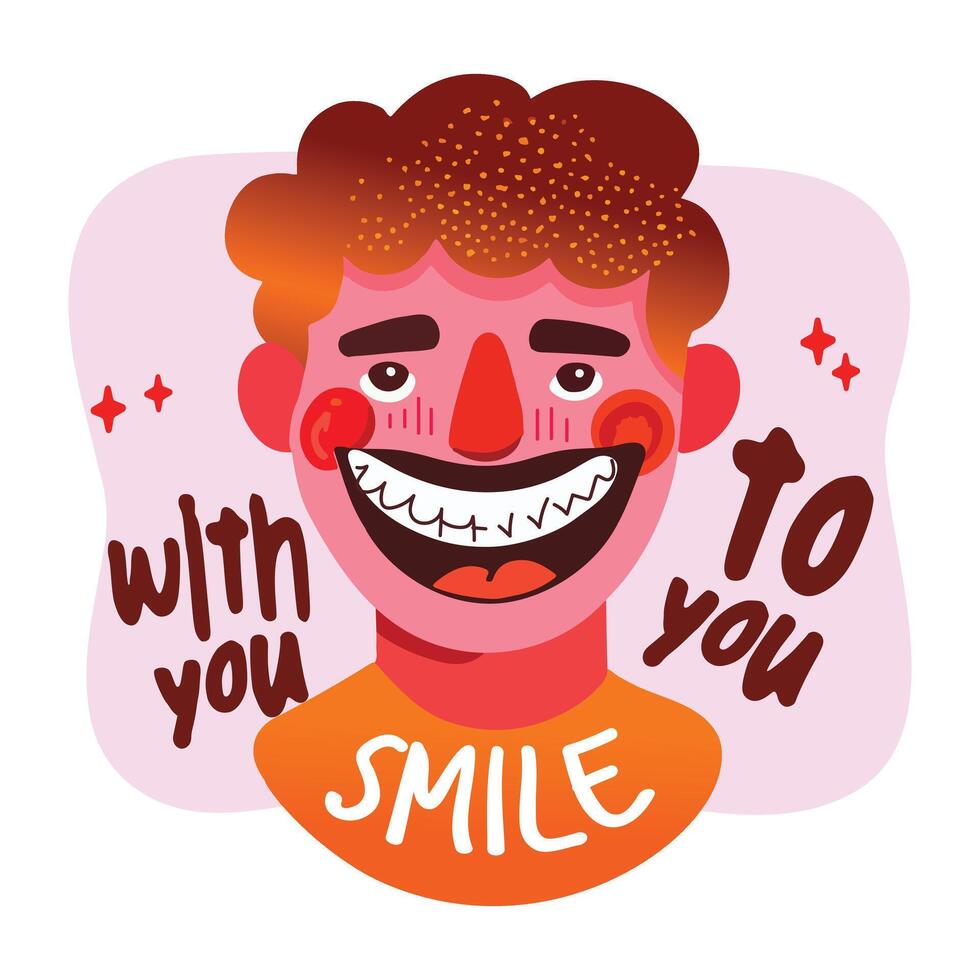 A flat style sticker of affirmation vector
