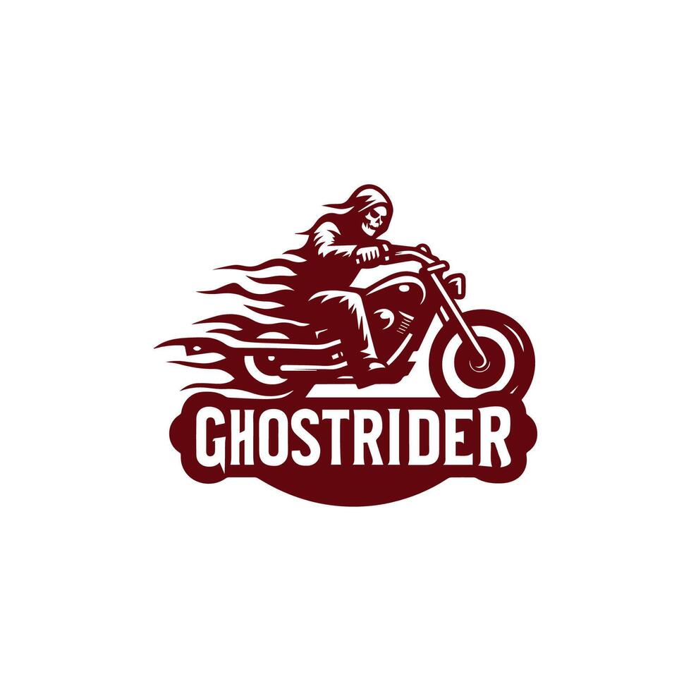 Ghost rider logo vector