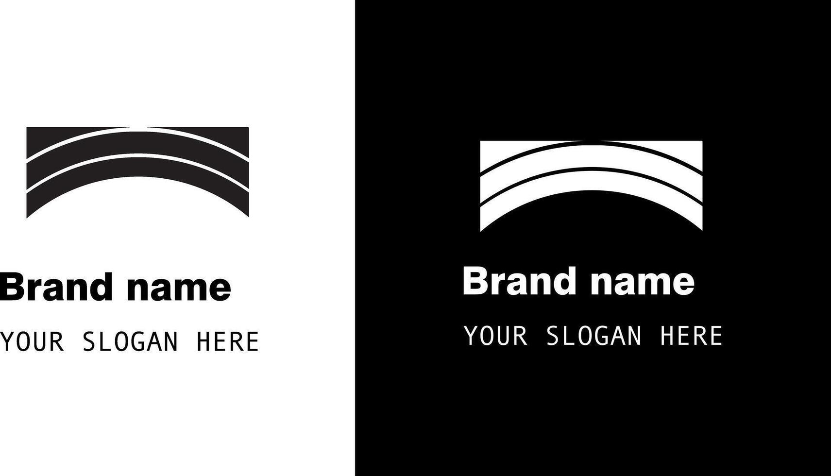 Creative modern M logo design. Unique abstract monogram template with trendy typography. vector