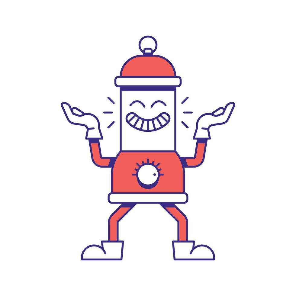 A Lantern Mascot vector