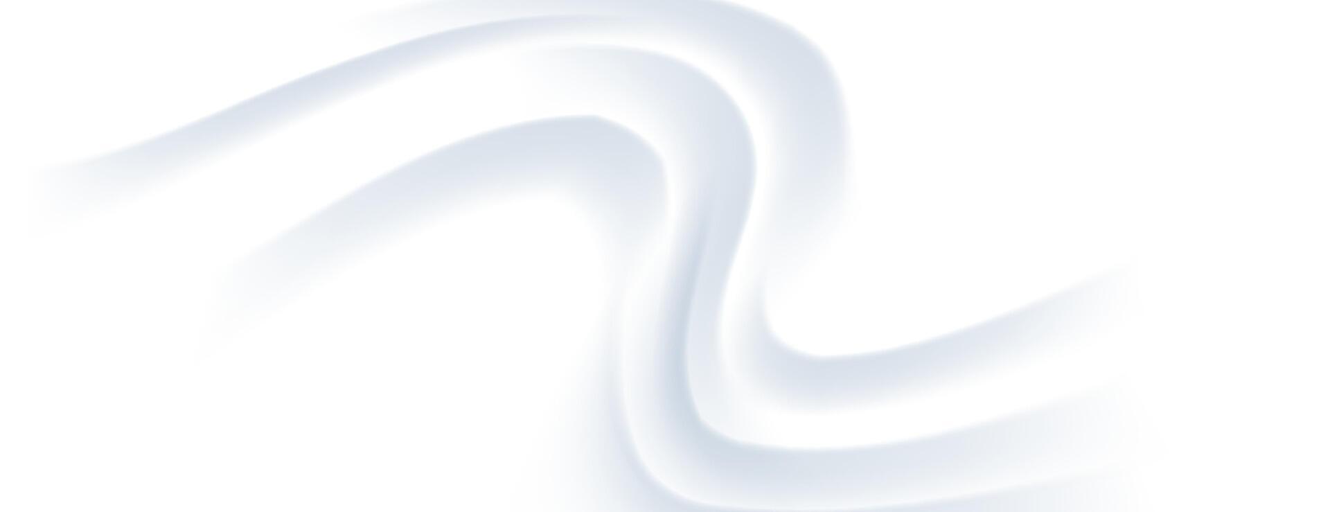 white abstract background with wavy liquid lines vector