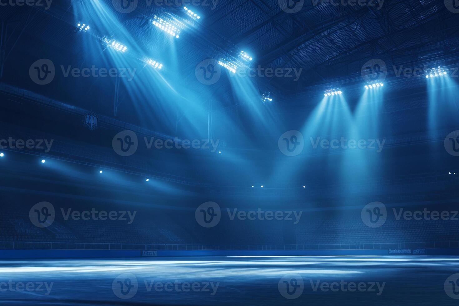 Hockey ice rink sport arena empty field - stadium photo