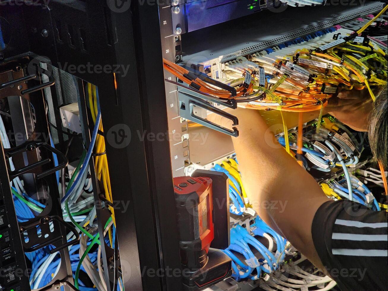 Fiber Optic Cables, Network, System, Server Room System Maintenance by Experts photo