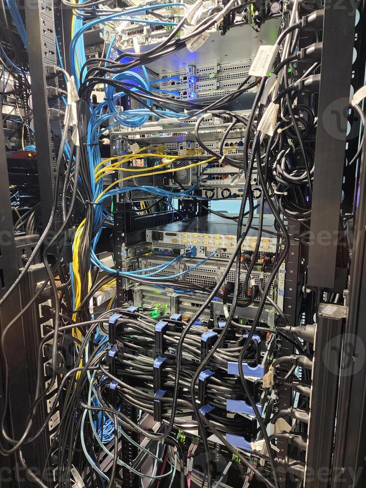 Fiber Optic Cables, Network, System, Server Room System Maintenance by Experts photo
