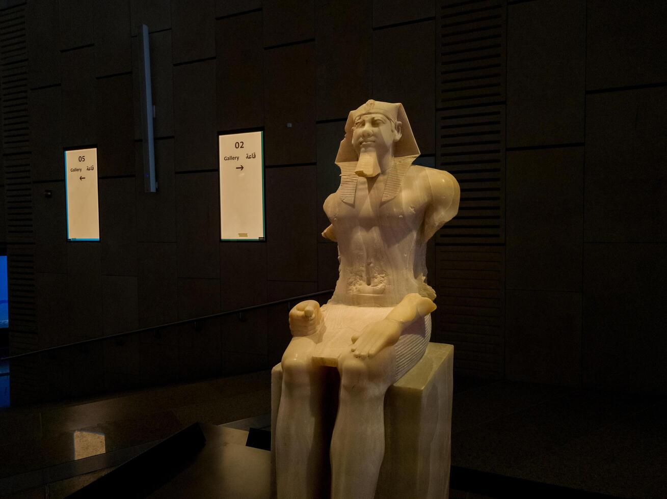 19.10.24 Giza, Egypt Largest Archaeological Exhibition in GEM Grand Egyptian Museum in Giza Egypt photo