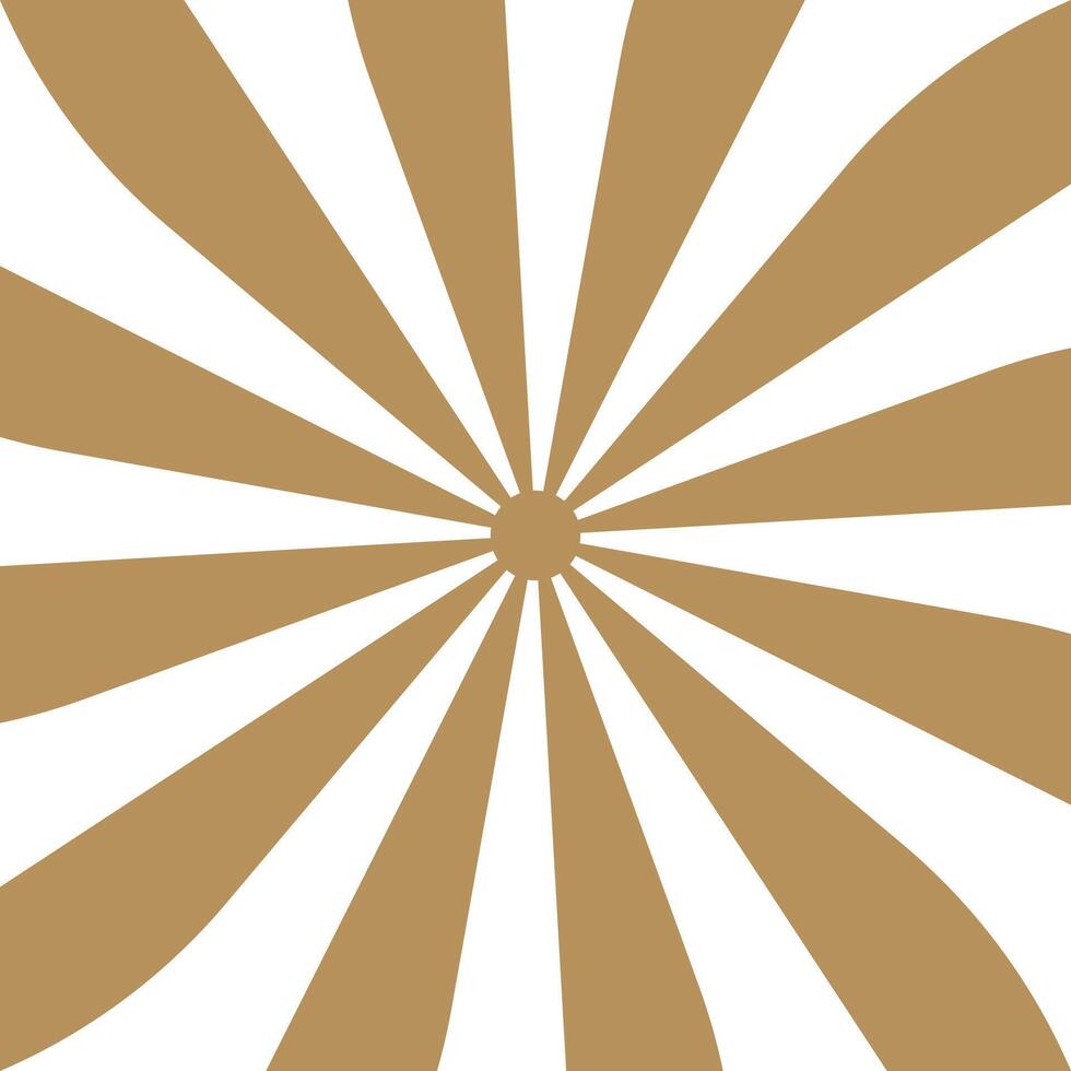 Sunburst brown background with copyspace vector