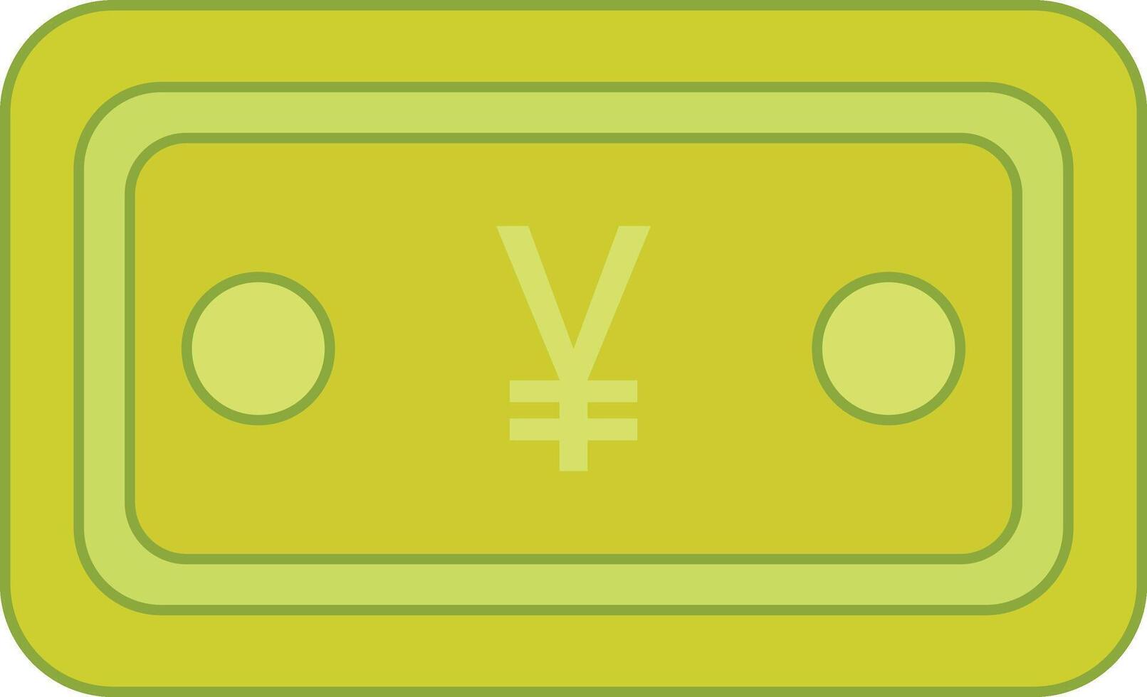 Yen Note Icon Currency Finance Illustration vector