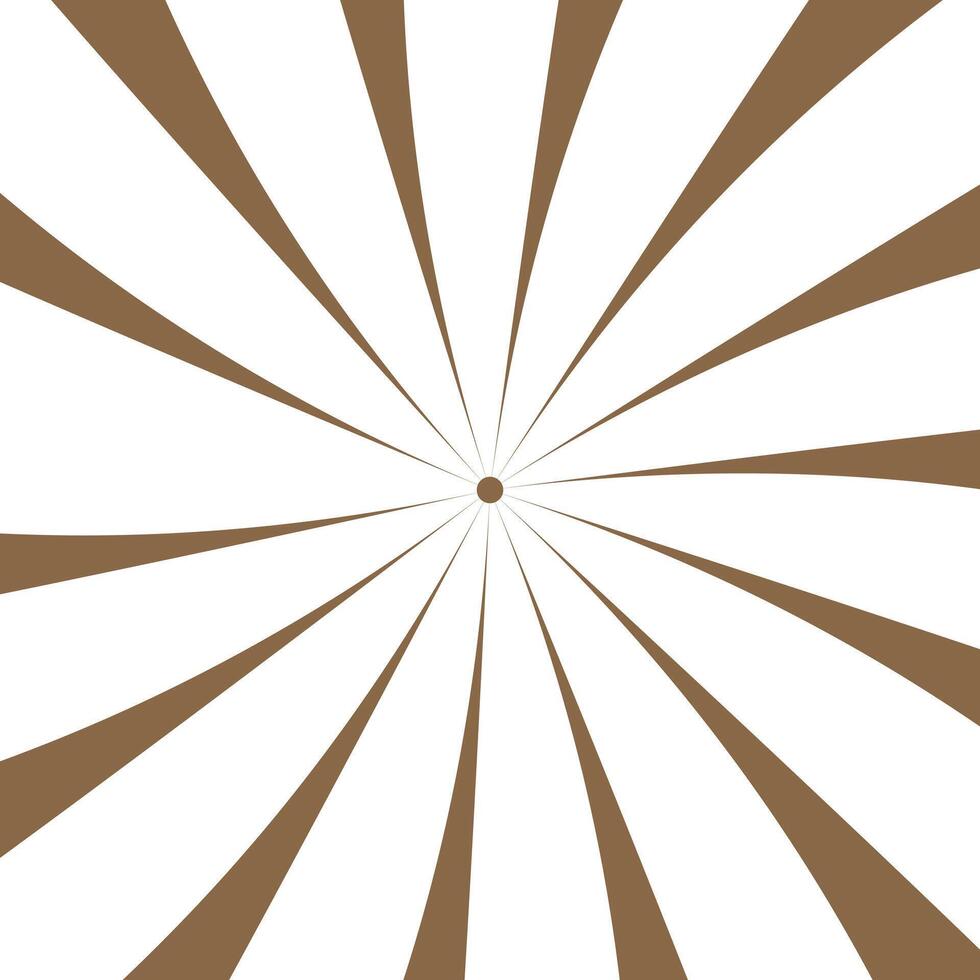 A white and brown sunburst background vector
