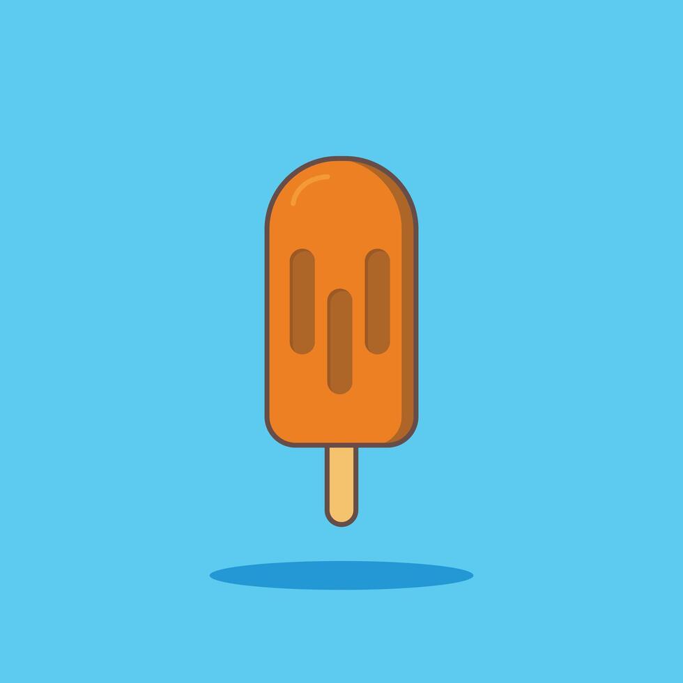 Cute cartoon illustration in the flat style vector