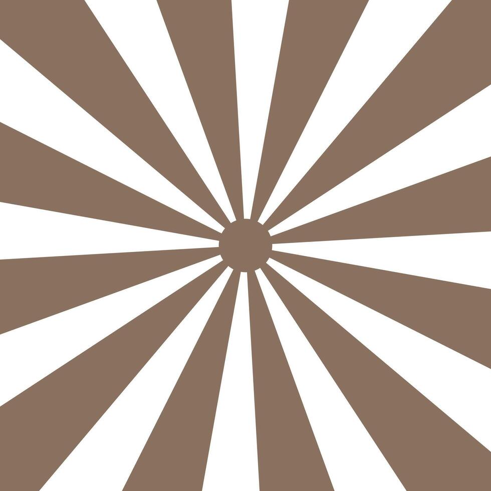 Sunburst brown background with copyspace vector