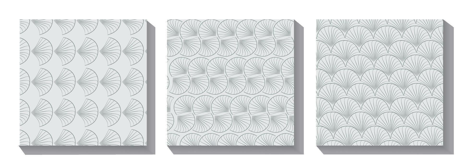 Set of pattern Bundle of lines Minimalist geometric design collection of Trellis Lines Design Vintage elegant background vector