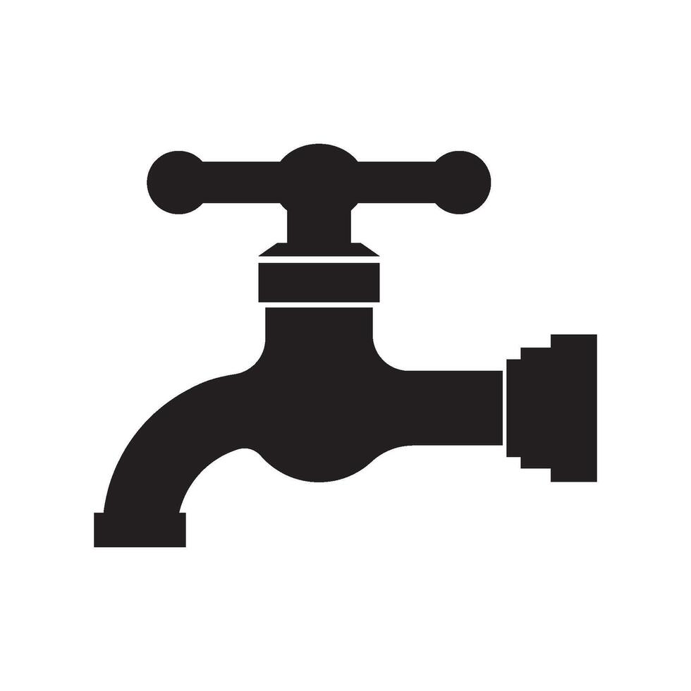 Water tap icon illustration vector