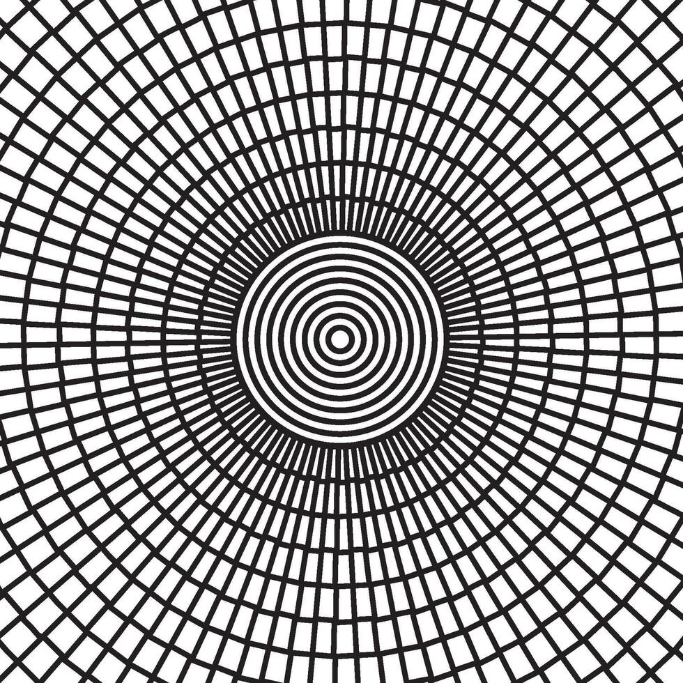 A black and white image of a circular pattern vector