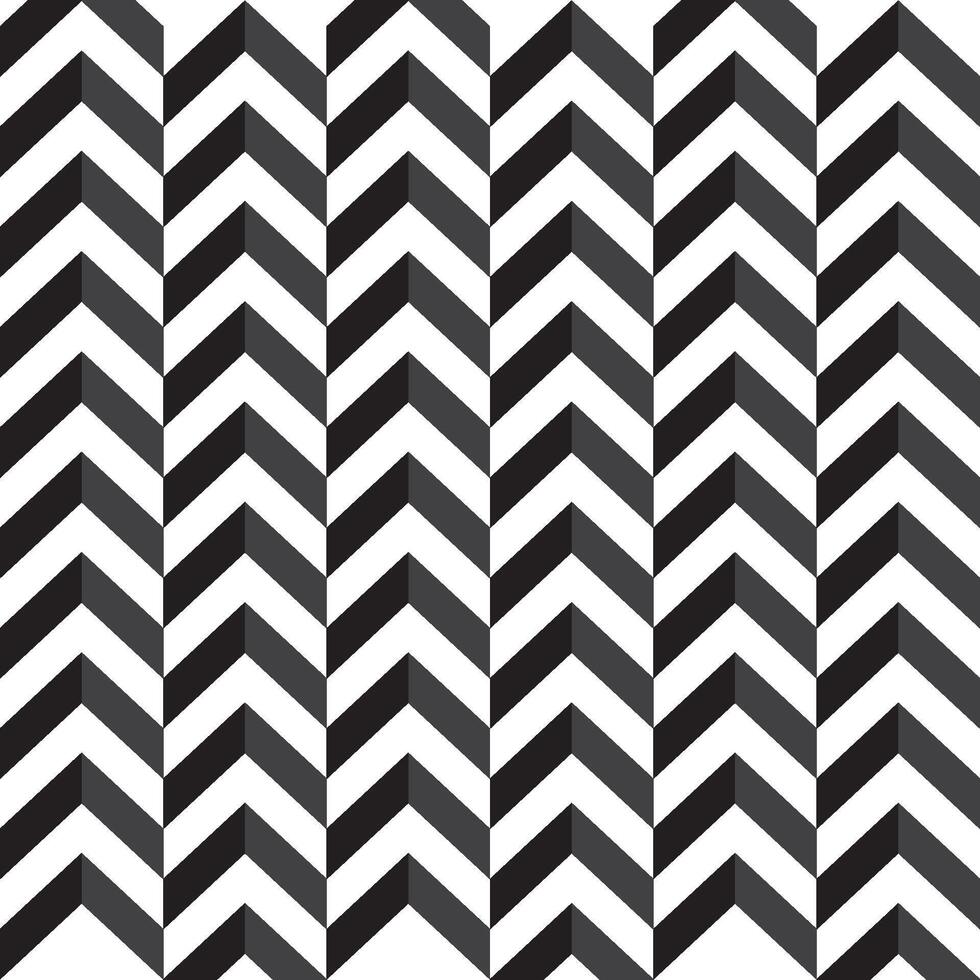 A black and white chevron pattern vector
