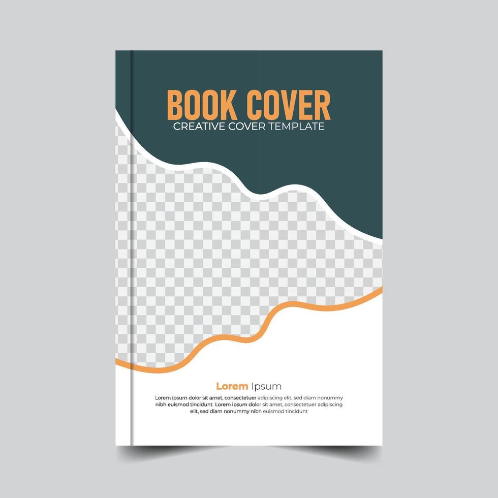 Abstract stylish and colorful book cover, new annual report, print-ready business cover design, book cover design editable file print-ready, company profile vector