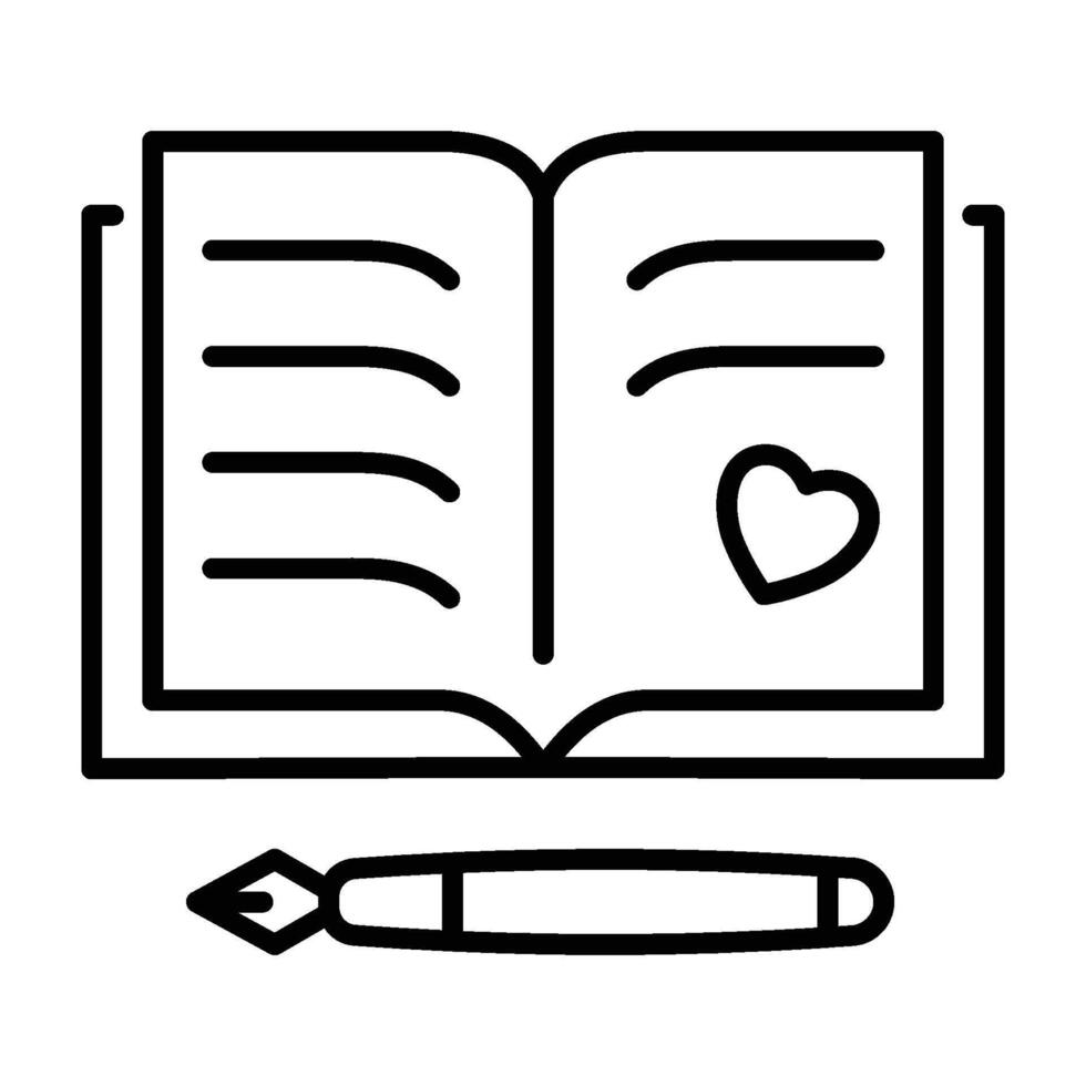 Guests book icon symbol collection on white background. vector