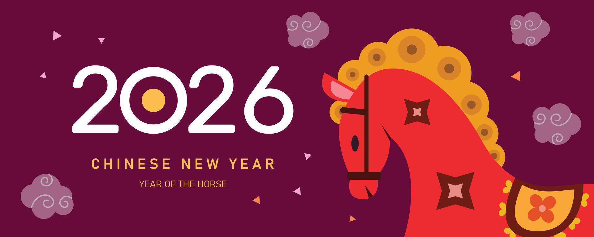 contento chino nuevo año 2026, año de el caballo chino zodíaco señales