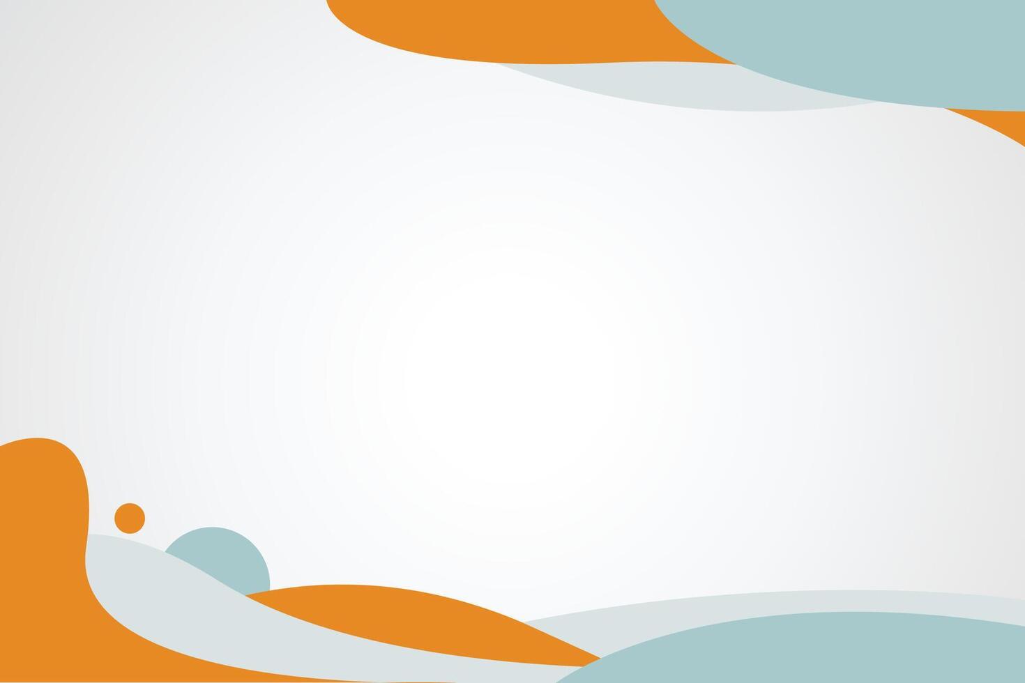 white background with Yellow and light blue shape vector
