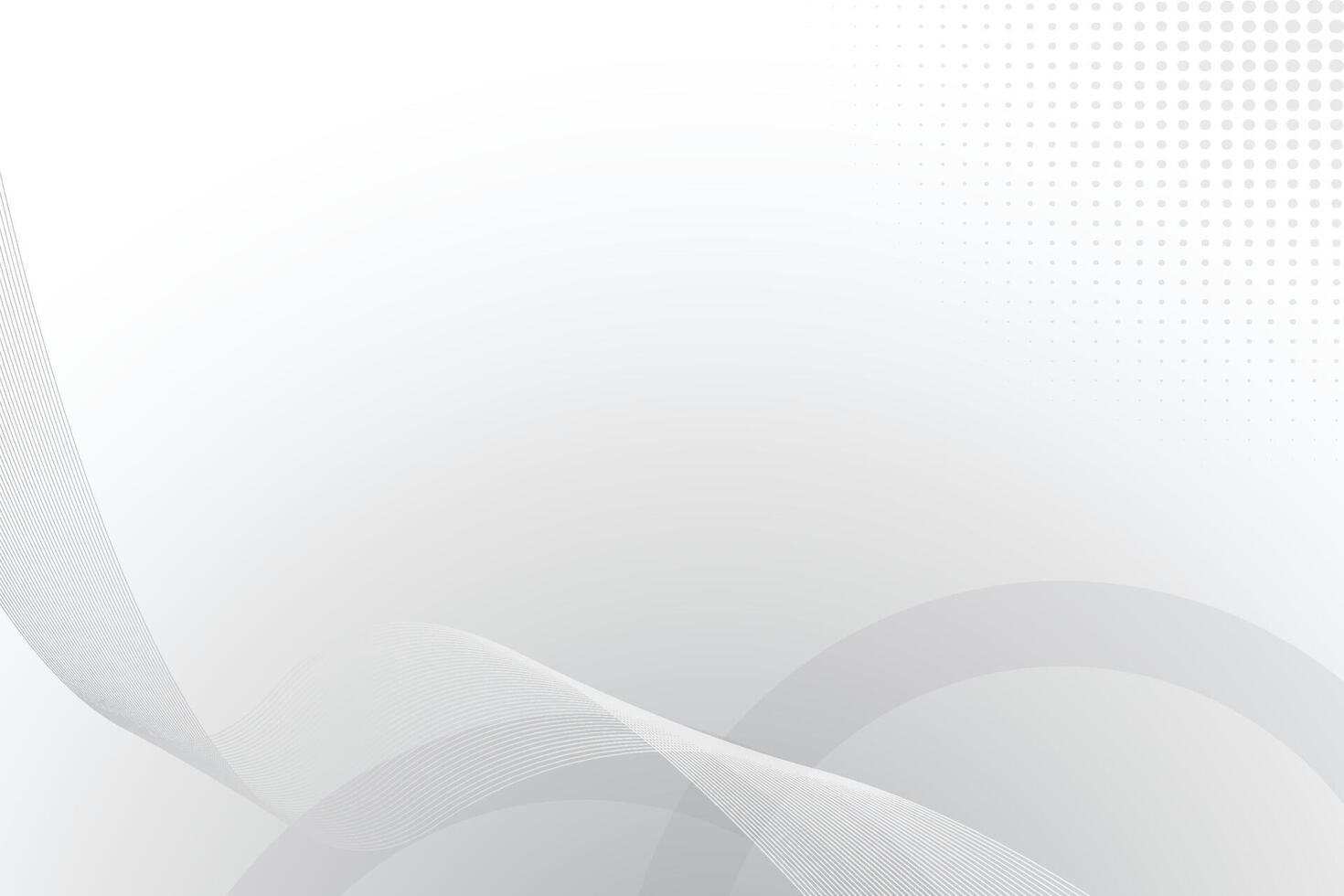 White background with grayscale shape vector