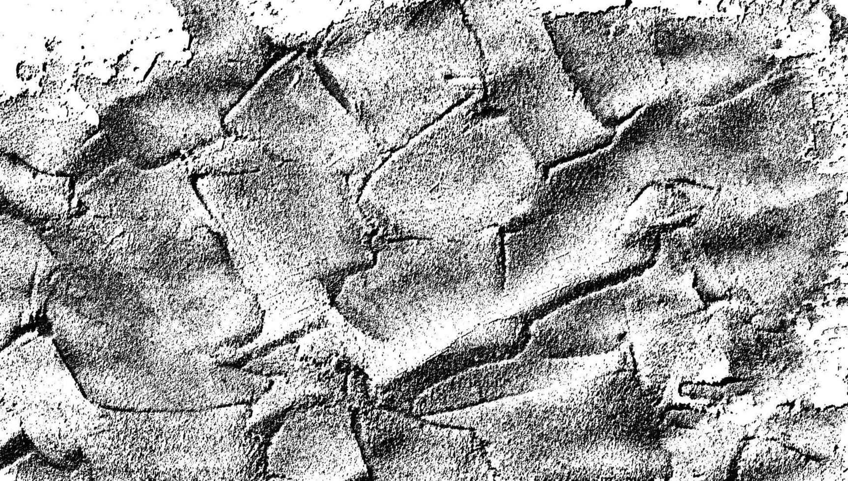 White and black wall background with concrete texture. Stone pattern with subtle black and black paint effect, resembling cement. illustration isolated vector