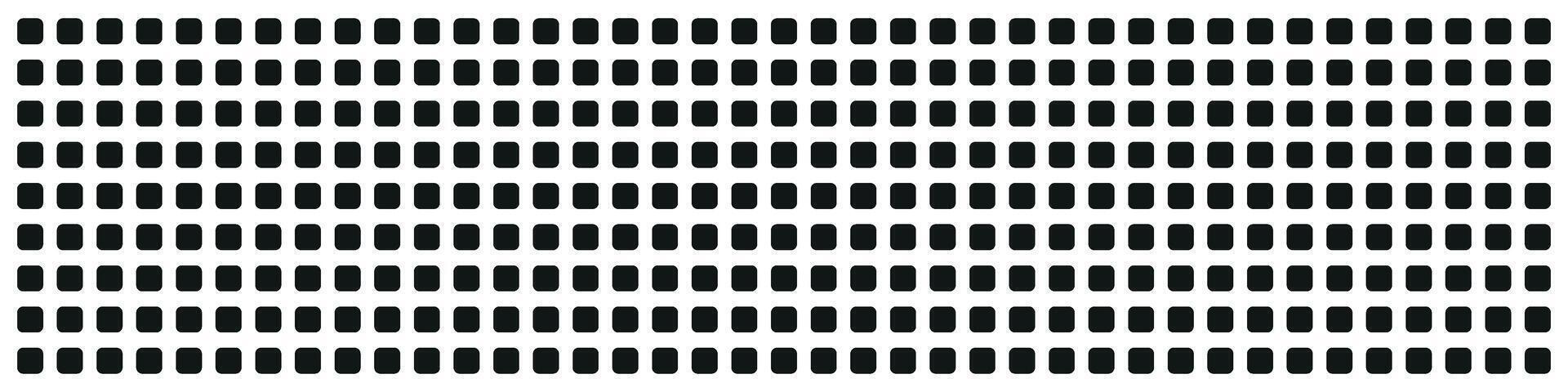 Square perforated metal pattern with technical texture. Pegboard with evenly spaced holes background. Flat illustration isolated vector