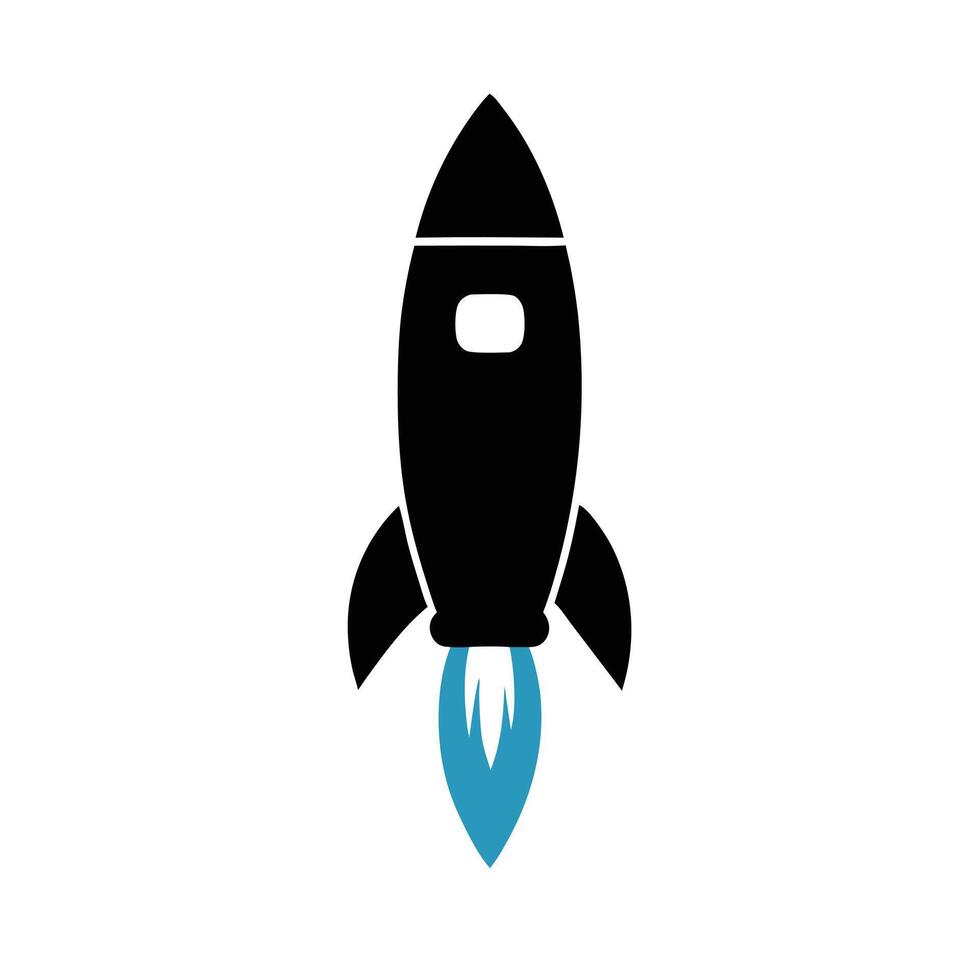 Rocket icon illustration vector