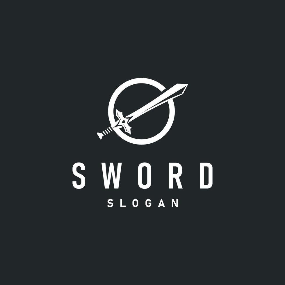 Sword Logo, Fighter War Weapon vector