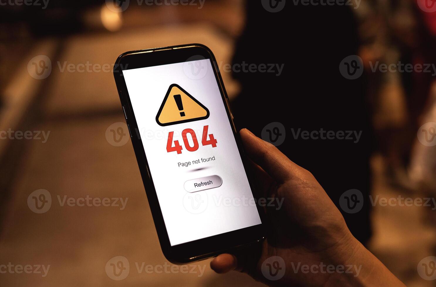 404 Page not found error. Screen shows errors on website page to contact maintenance or support. Concepts of internet network, troubleshooting server connection problems, and improving signal failures photo