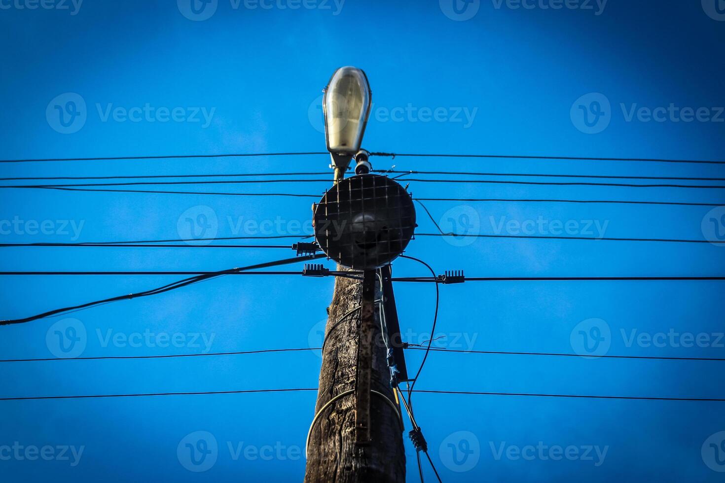 background electric pillar photo