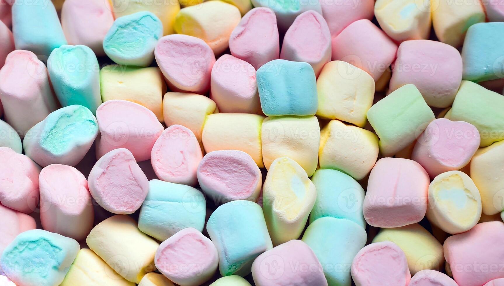 multicolored marshmallow background photo