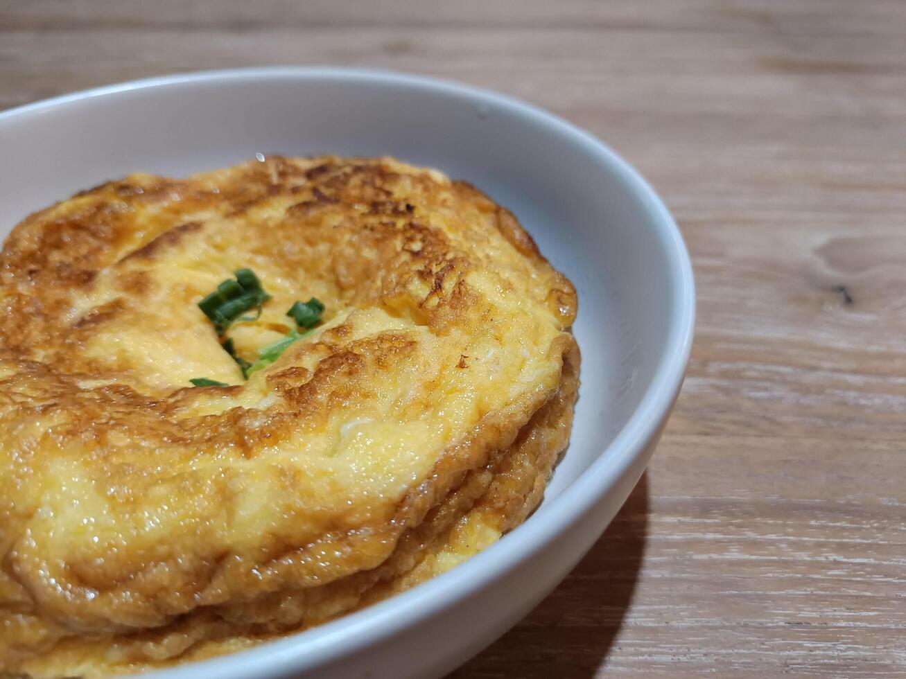 Delicious omelette, Thai style photo