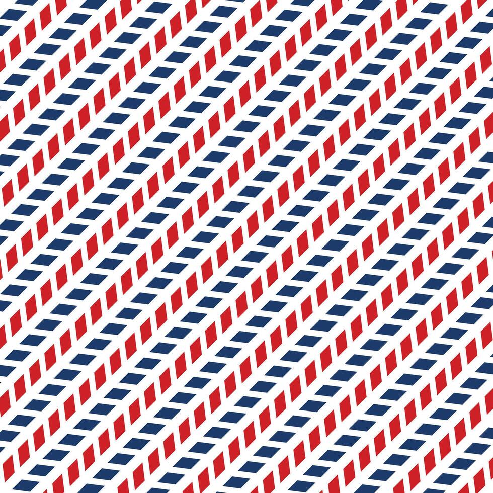 The red and blue diagonal stripe pattern looks like a dotted line, on a white background. Barber shop vintage strip texture. vector