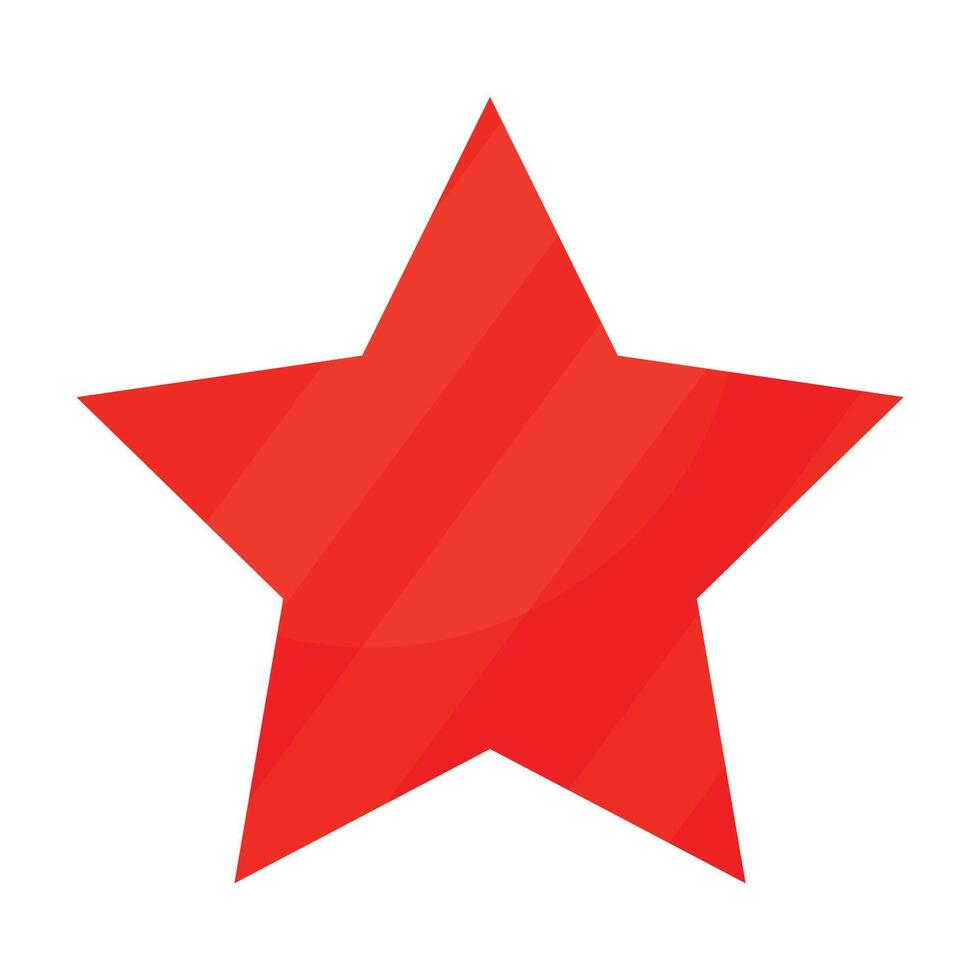 Star element isolated on a white background vector
