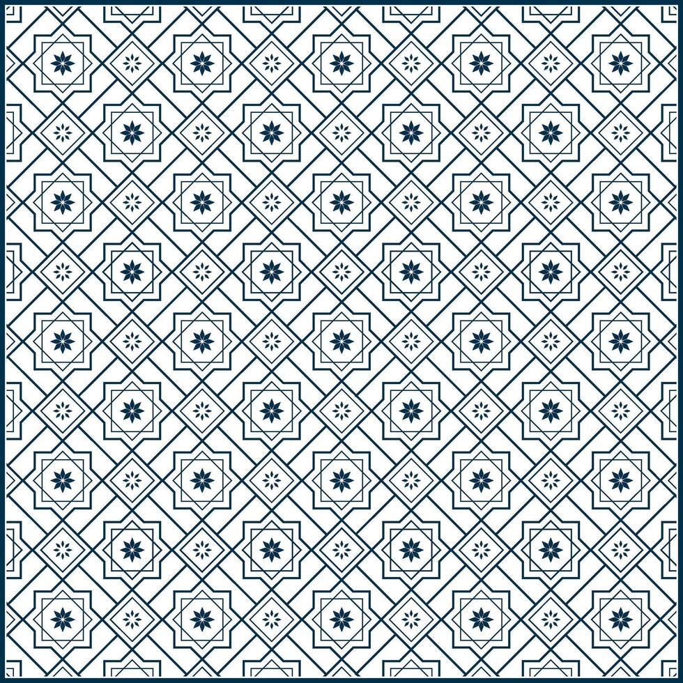 simple rhombus arabic style pattern with simple ornament inside vector