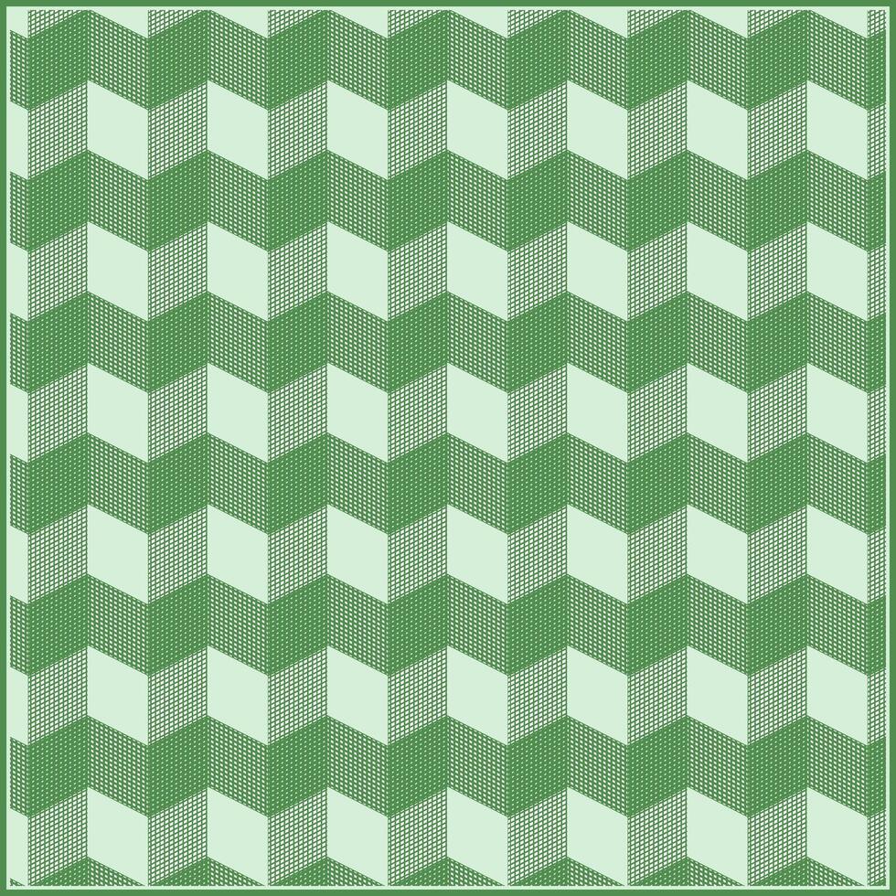 beautiful gradient green pattern of checkered shape looks like pillars vector
