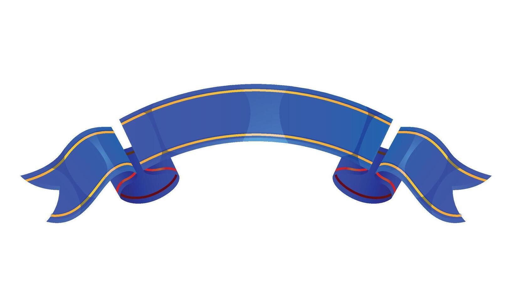 Ribbon isolated on a white background vector