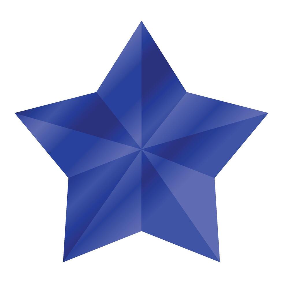 Star illustration isolated on the white vector
