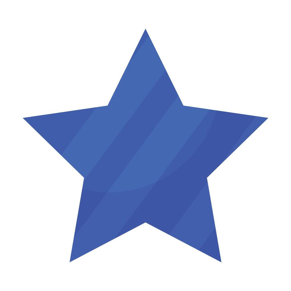 Star element isolated on a white vector