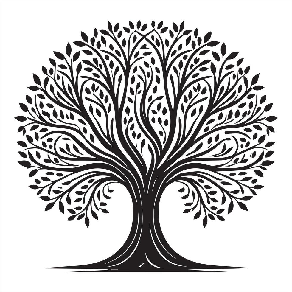 Powerful Celtic Tree of Life Illustration vector