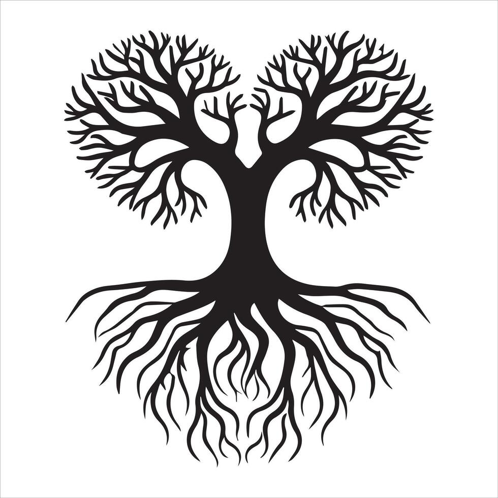 Abstract Celtic Tree of Life Illustration vector