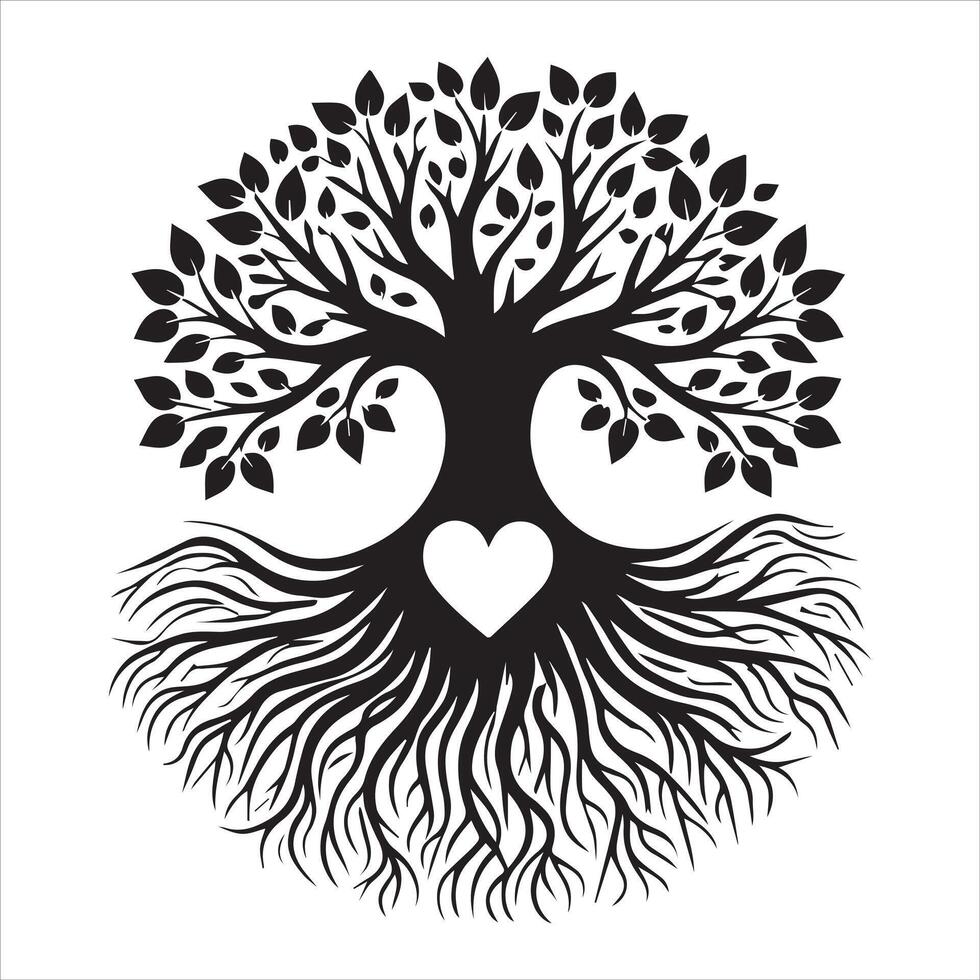 Decorative Celtic Tree of Life Artwork vector