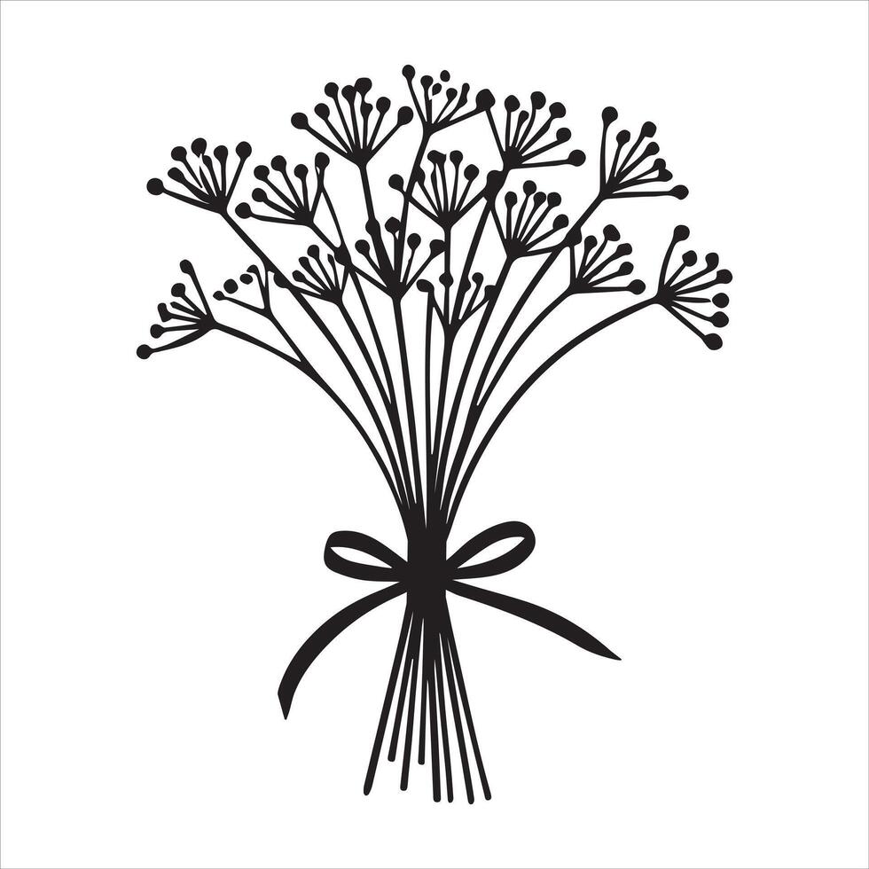 Enchanted Witches Silhouette Illustration vector