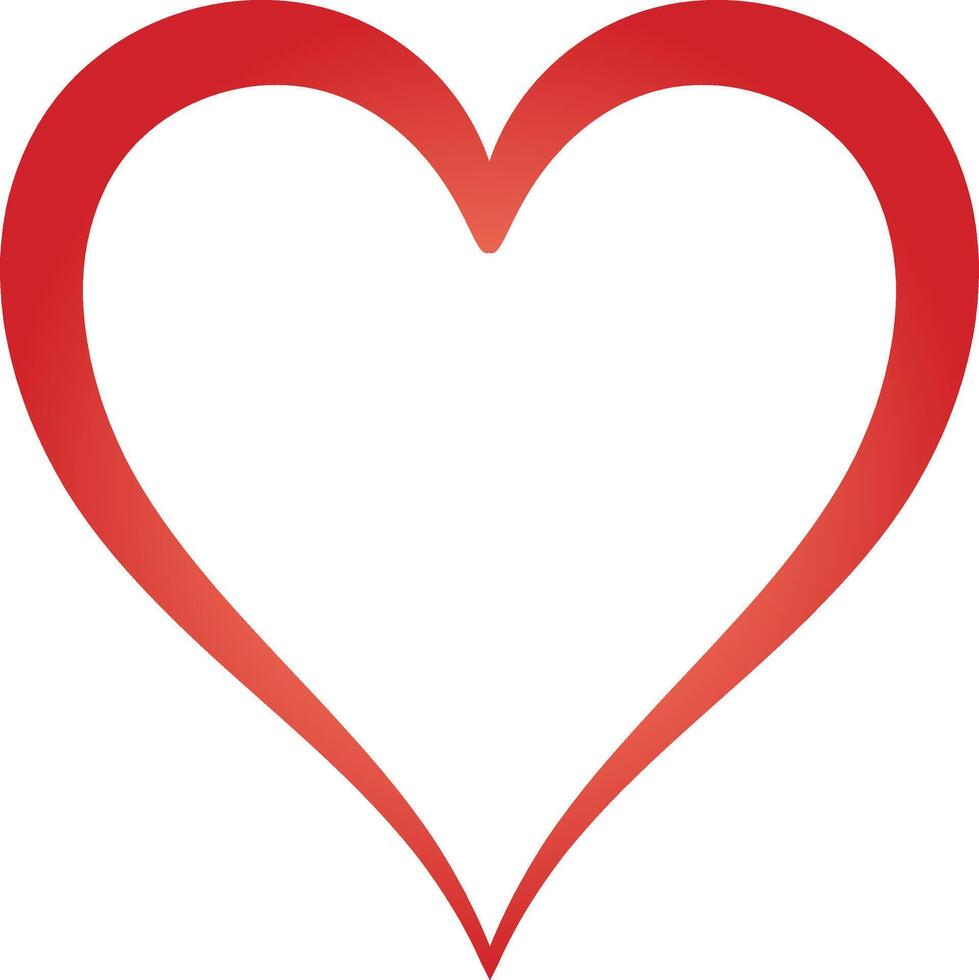 Love heart logo and symbol vector