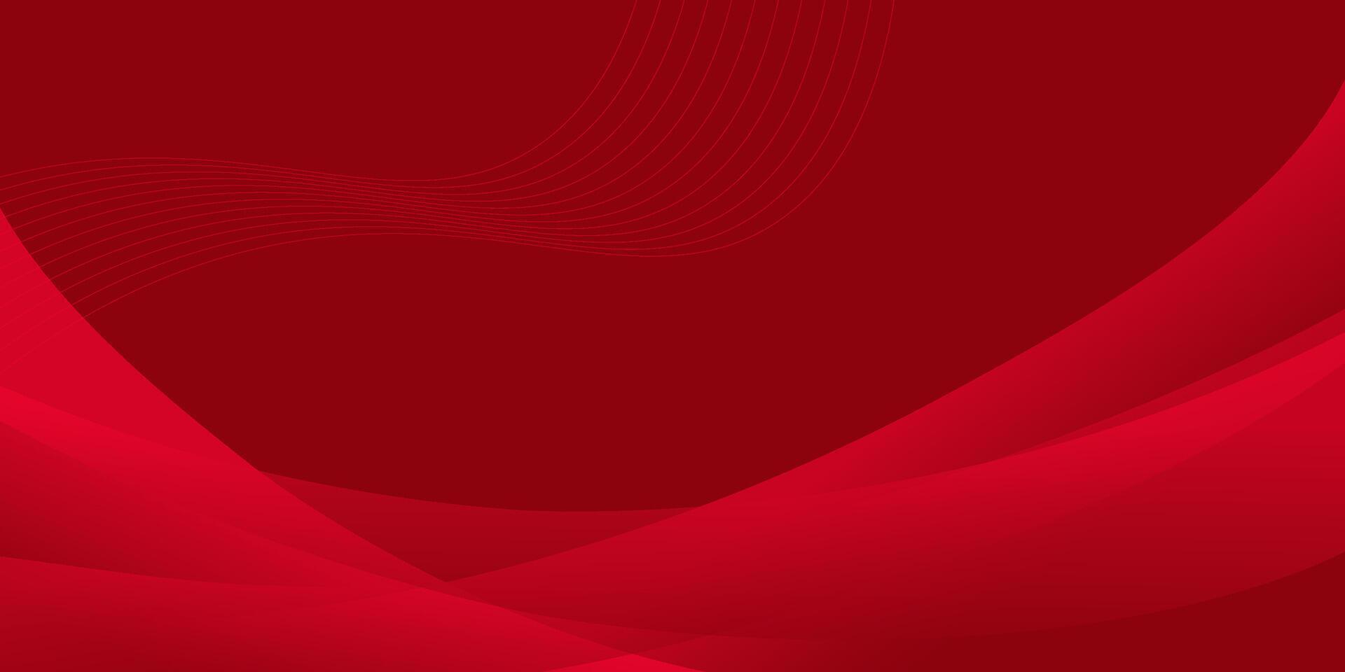 Abstract red abstract paper cut. Colorful geometric design. Cool curved and line paper cut. Eps10 vector